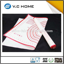 Eco-Friendly FDA LFGB Certificate custom non-stick silicone baking mat